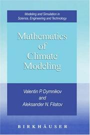 Front cover of Mathematics of climate modeling by V. P. Dymnikov