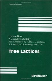 Cover of Tree lattices by Hyman Bass