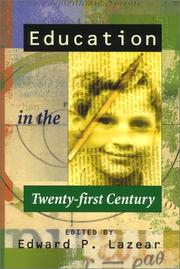 Cover of Education in the Twenty-First Century by Edward P. Lazear