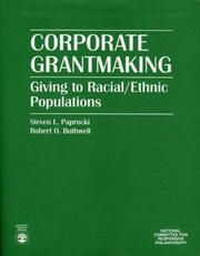 Cover of Corporate grantmaking by Steven L. Paprocki