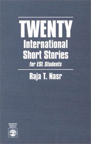 Cover of Twenty international short stories by Raja Tewfik Nasr