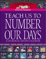 Front cover of Teach us to number our days by Barbara Dee Bennett Baumgarten
