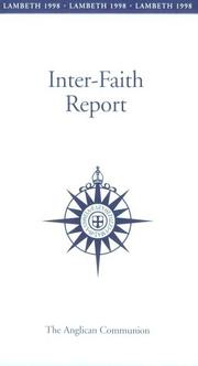 Front cover of Inter-faith report by Lambeth Conference (1998 Canterbury, England)