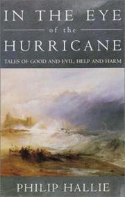 Front cover of In the eye of the hurricane by Philip Paul Hallie