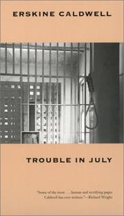 Front cover of Trouble in July by Erskine Caldwell