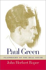 Cover of Paul Green by John Herbert Roper