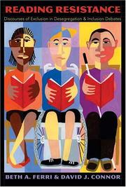 Cover of Reading resistance by Beth A. Ferri