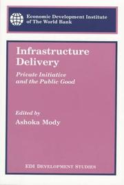 Cover of Infrastructure delivery by Ashoka Mody