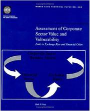 Front cover of Assessment of Corporate Sector Value and Vulnerability by Dale F. Gray