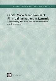 Front cover of Capital markets and non-bank financial institutions in Romania by Ramin Shojai