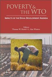 Front cover of Poverty and the WTO by Hertel, Thomas W.