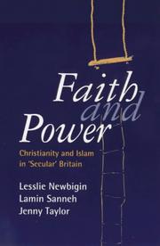 Cover of Faith and power by Lesslie Newbigin