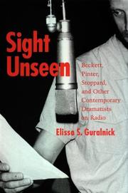 Front cover of Sight unseen by Elissa S. Guralnick