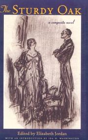 Cover of The sturdy oak by Elizabeth Garver Jordan