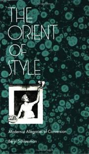 Cover of The Orient of Style by Beryl Schlossman