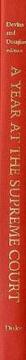 Front cover of A year at the Supreme Court by Neal Devins