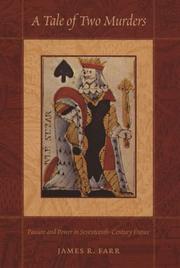 Cover of A tale of two murders by James R. Farr