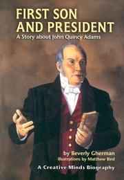 Front cover of First Son And President by Beverly Gherman