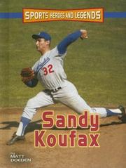 Cover of Sandy Koufax by Matt Doeden