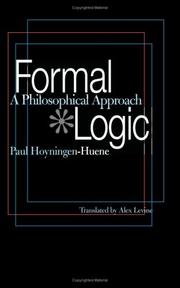 Front cover of Formal Logic by Paul Hoyningen-Huene