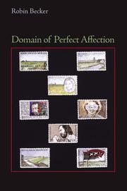 Cover of Domain of Perfect Affection by Robin Becker