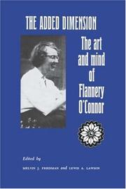 Cover of The added dimension by Melvin J. Friedman