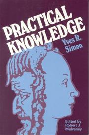 Cover of Practical knowledge by Yves René Marie Simon