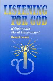 Front cover of Listening for God by Howard Lesnick