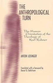 Cover of The Anthropological Turn by Anton Losinger