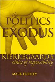 Front cover of The Politics of Exodus by Mark Dooley
