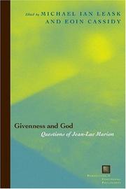 Cover of Givenness and God by Ian Graham Leask