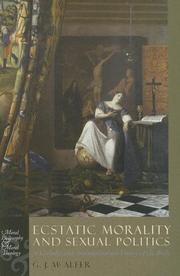 Front cover of Ecstatic morality and sexual politics by G. J. McAleer