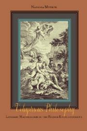Cover of Voluptuous philosophy by Natania Meeker