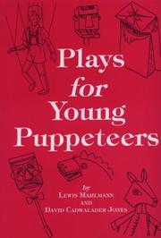 Cover of Plays for young puppeteers by Lewis Mahlmann