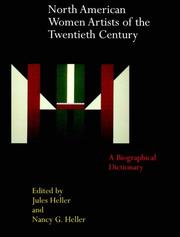 Front cover of North American women artists of the twentieth century by Jules Heller