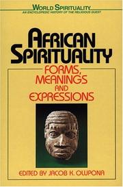 Front cover of African Spirituality by Jacob K. Olupona
