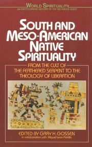 Front cover of South & Meso-American Native Spirituality by Gary H. Gossen