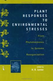 Front cover of Plant Responses to Environmental Stresses by Lerner, H. R.