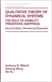 Cover of Qualitative theory of dynamical systems by Anthony N. Michel