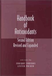 Cover of Handbook of antioxidants by Enrique Cadenas