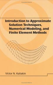 Cover of Introduction to Approximate Solution Techniques, Numerical Modeling, & Finite Element Methods (Civil and Environmental Engineering) by Victor N. Kaliakin