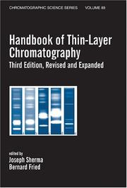 Front cover of Handbook of thin-layer chromatography by Joseph Sherma