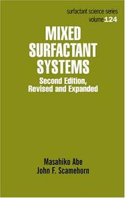 Cover of Mixed surfactant systems by Masahiko Abe
