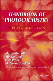 Cover of Handbook of photochemistry by Alberto Credi