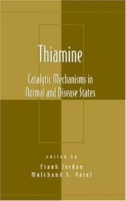 Cover of Thiamine by Frank Jordan