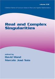 Front cover of Real and complex singularities by International Workshop on Real and Complex Singularities (6th : 2000 São Carlos, São Paulo, Brazil)