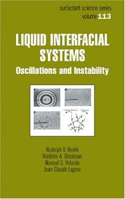 Cover of Liquid interfacial systems by Manuel G. Velarde