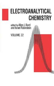 Cover of Electroanalytical Chemistry by Allen J. Bard