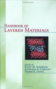 Front cover of Handbook of layered materials by Prabir K. Dutta