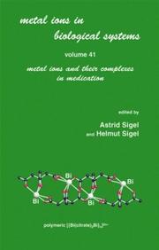 Front cover of Metal ions and their complexes in medication by Astrid Sigel